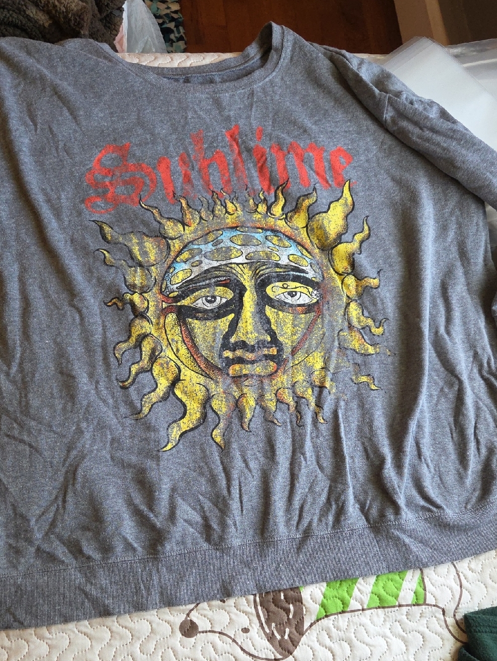 Sublime Sun Graphic Gray Crewneck Sweatshirt From TORRID